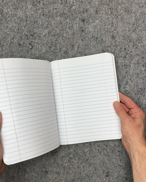 Blue Marble Cover Wide Ruled Composition Notebook
