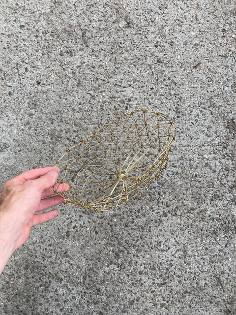 Gold Metal Basket