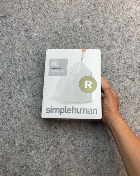 Simplehuman Custom Fit Liners, Size R, 60 Count