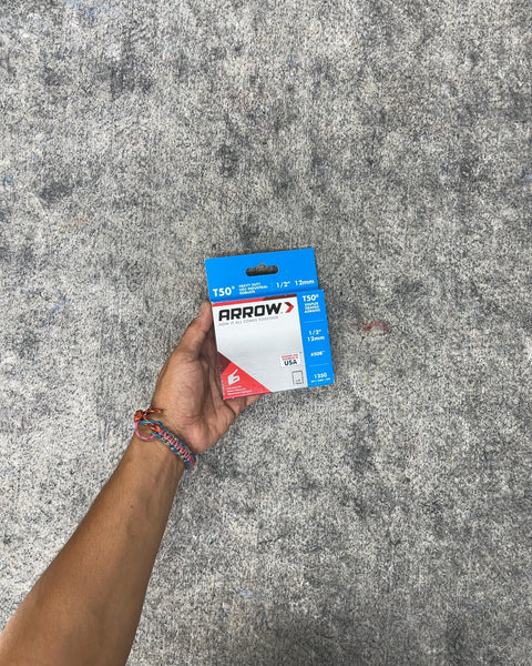 Arrow T50 1/2" Heavy Duty Staples (1250 Pack)