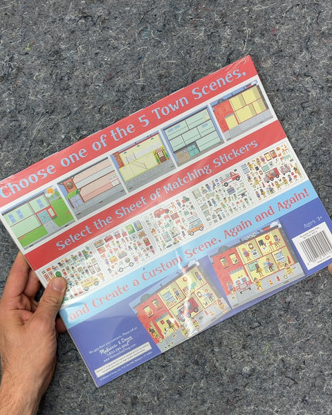 Unopened Melissa & Doug Reusable Sticker Pad My Town