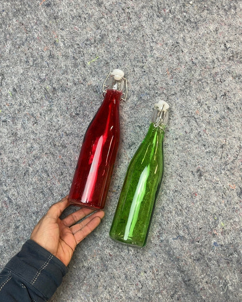 Glass Bottles with Swing Top