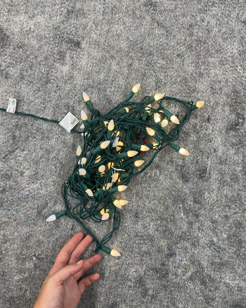 White Christmas String Lights