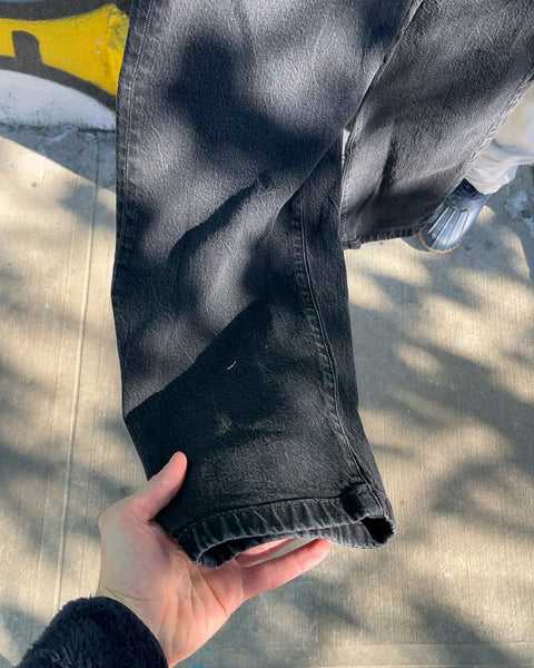 Edwin Loose Fit Black Jeans, Size XS