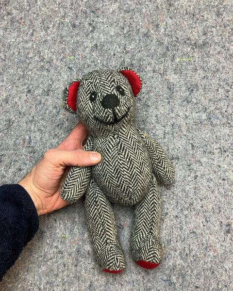 Cute Herringbone Teddy Bear