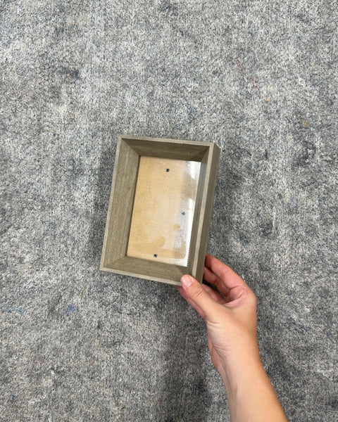 Another Small Gray Wood Frame, 4 x 6 in