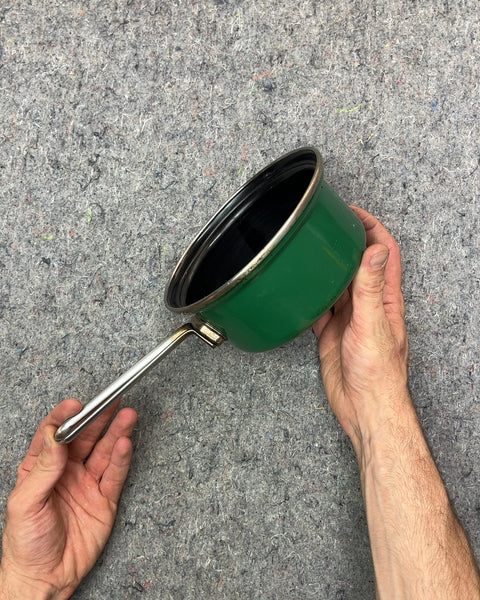 Vintage Chantal Enamel Coated Steel Saucepan