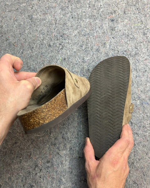 Dr. Scholl's Louis Iconic Suede Clogs, Size US 6.5 M or EU 39