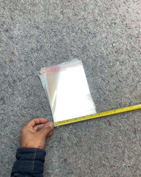 Clear Self-Sealing Plastic Bags