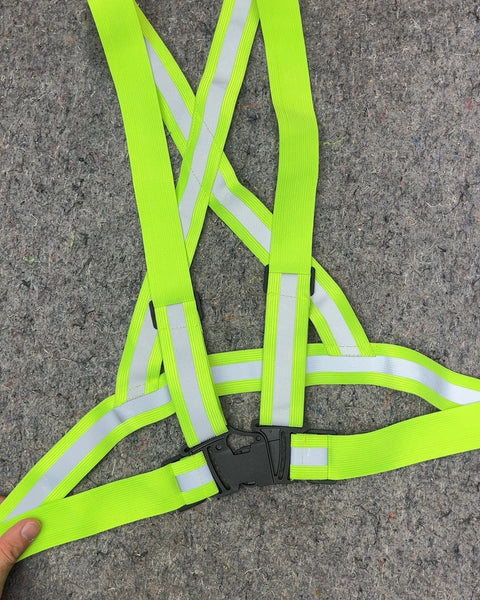 Neon Yellow Reflective Safety Vest