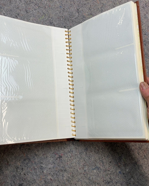 Brown Leatherette Photo Album