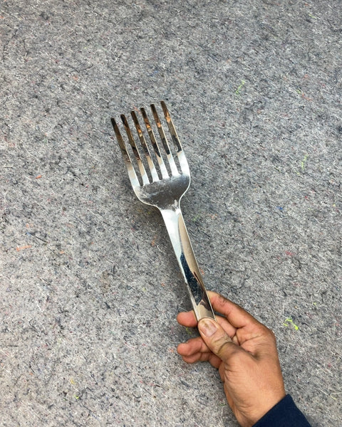 Large Metal Serving Fork