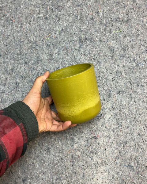 Green Ceramic Planter