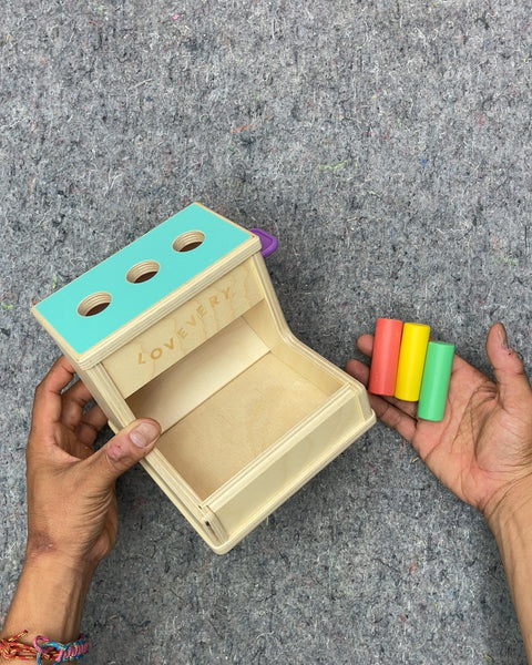 Lovevery Wooden Ball Drop Box