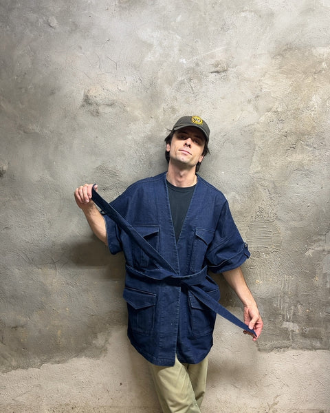 Eloquii Denim Kimono Jacket, Size 18