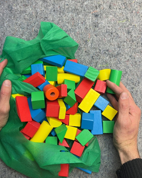 Assorted Wooden Building Blocks