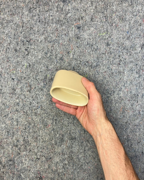 Super Cute Small Beige Ceramic Vase