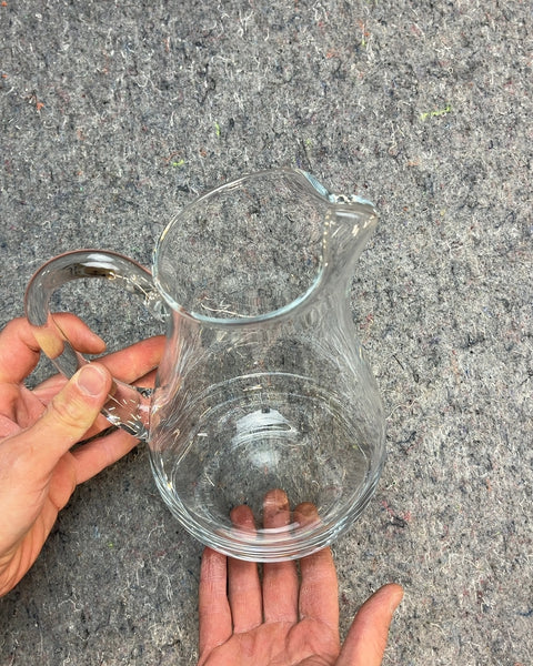 Sexy Clear Glass Pitcher