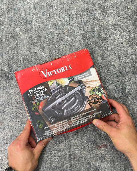Victoria Cast Iron 6.5" Tortilla Press