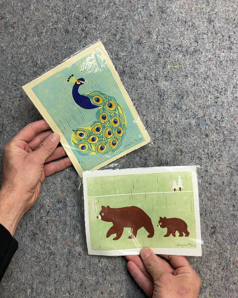 Two Very Cute Animal Art Prints