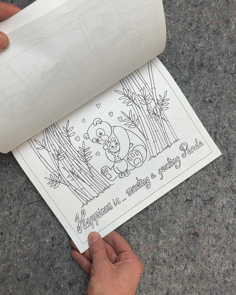 Swearing Pandas Adult Coloring Book