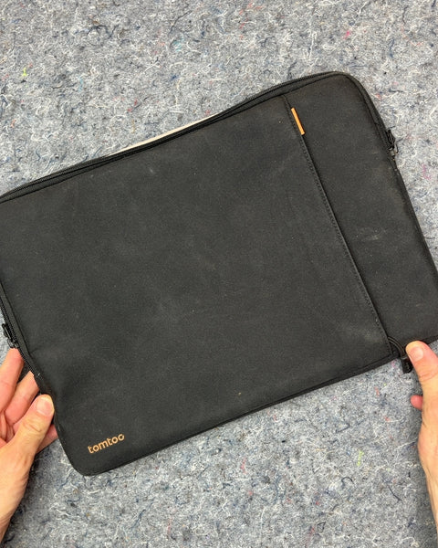 Tomtoc Black Laptop Sleeve, 17"