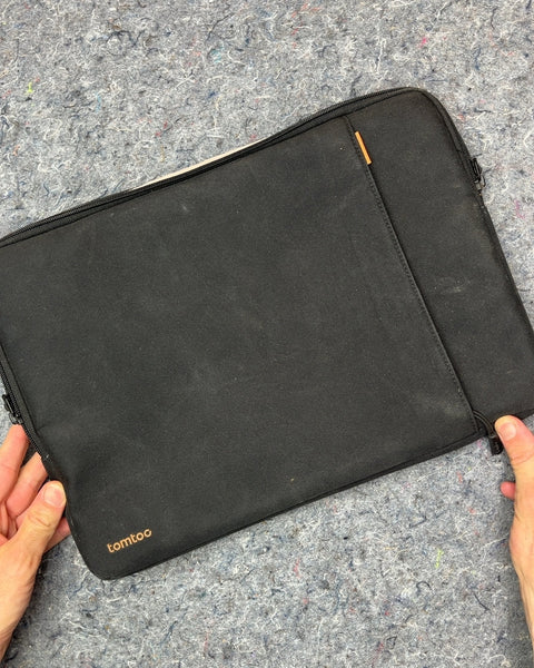 Tomtoc Black Laptop Sleeve, 17"