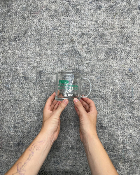 Beyond Petrochemicals Clear Glass Coffee Mug
