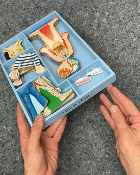 Melissa & Doug Human Anatomy and Dress Up Puzzle