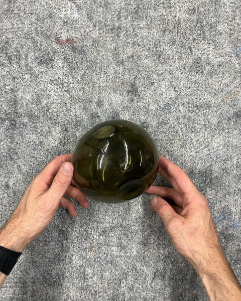 Cool Dark Green Glass Vase