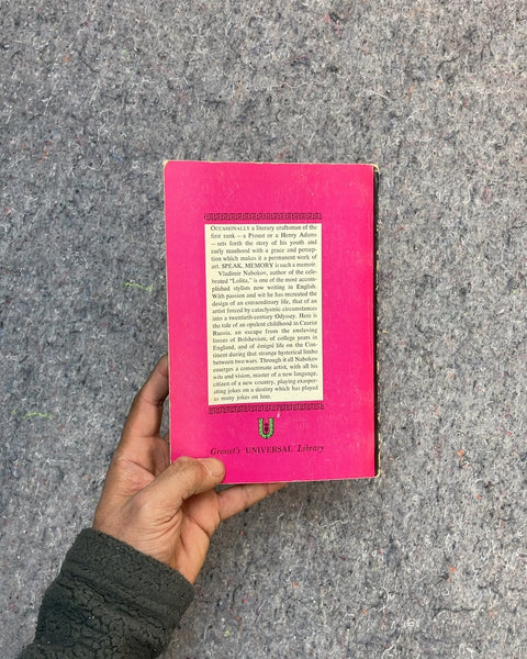 Speak, Memory by Vladimir Nabokov