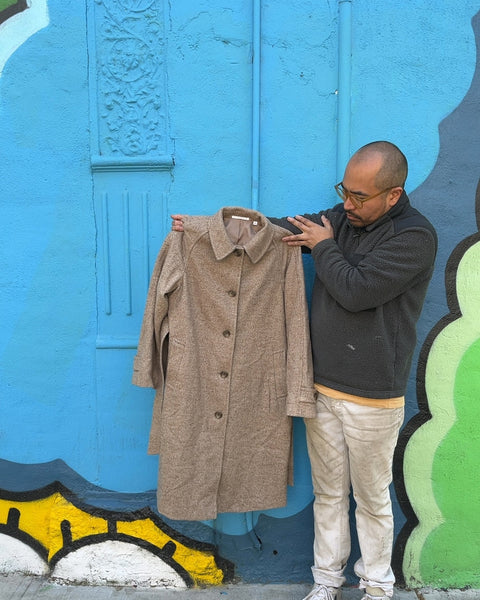 Uniqlo Women's Single Collar Tweed Coat, Size XS