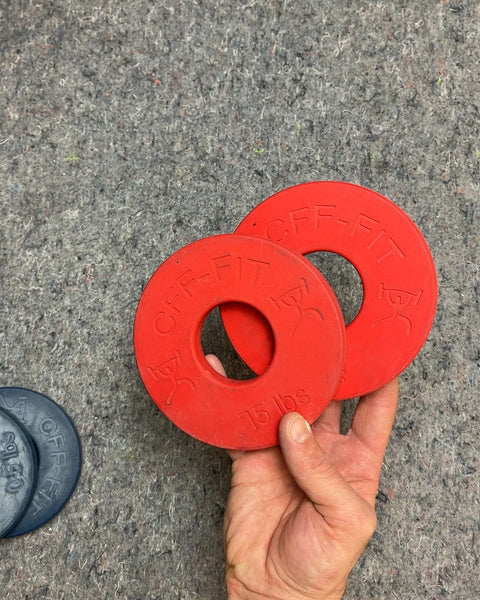 Off-Fit Weight Plates, 0.5 & 0.75lbs