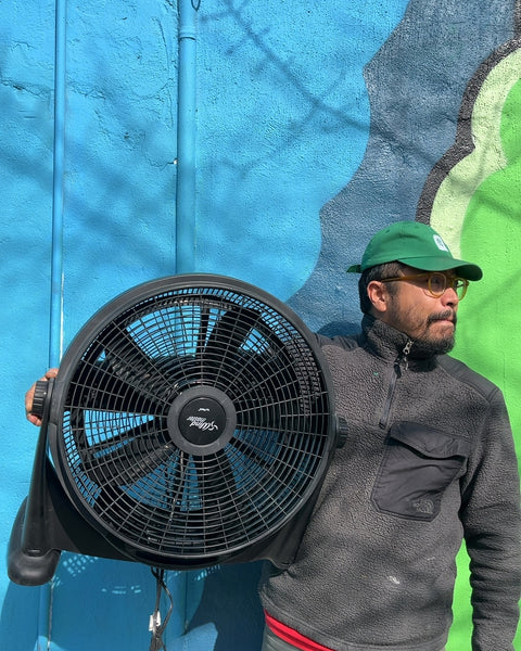 Stalwart Black Shop Fan