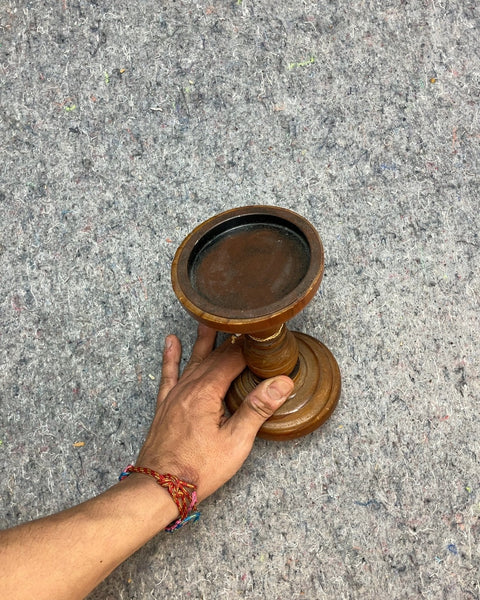 Wooden Candle Holder