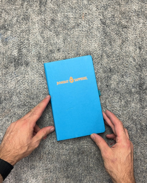 Bombay Sapphire Blue Lined Notebook