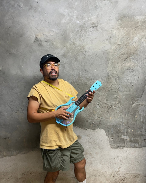 Electric Toy Guitar with Real-ish Guitar Strings