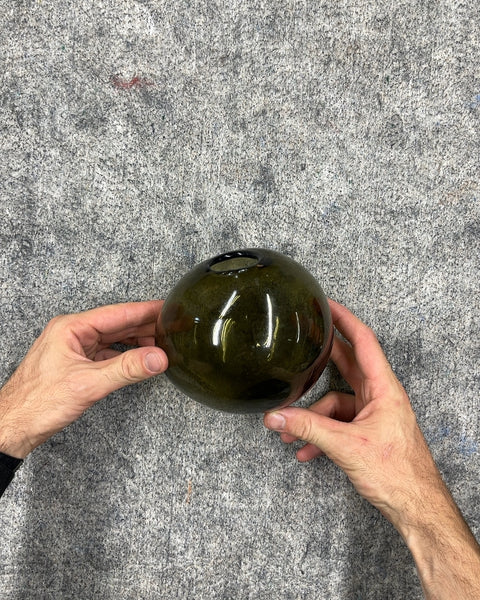 Cool Dark Green Glass Vase
