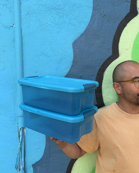 Two More Small Sterilite Plastic Storage Bins