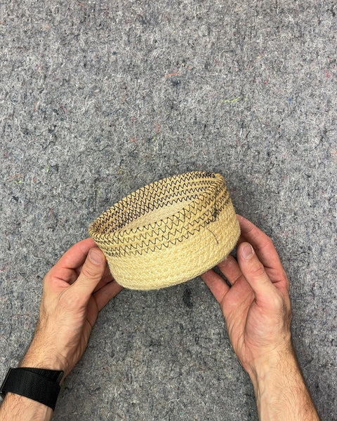 Woven Decorative Basket, W6"