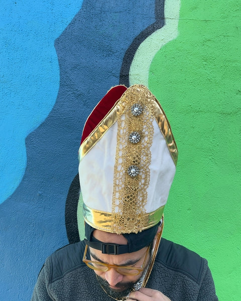 Bishop Costume Hat, Size Adjustable