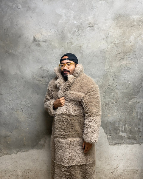 MNG Faux Fur Coat, Size M