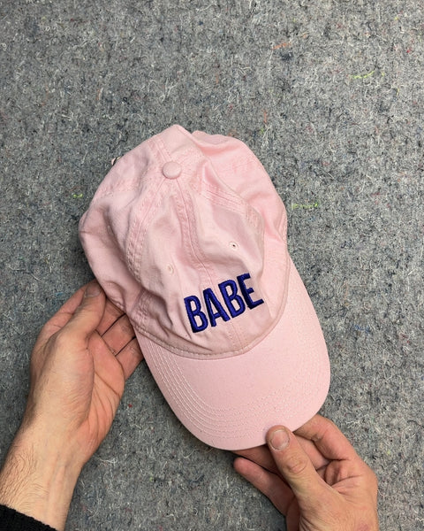 Pink Babe Embroidered Baseball Cap