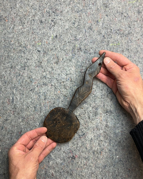 Pretty Hand Carved Wooden Spoon