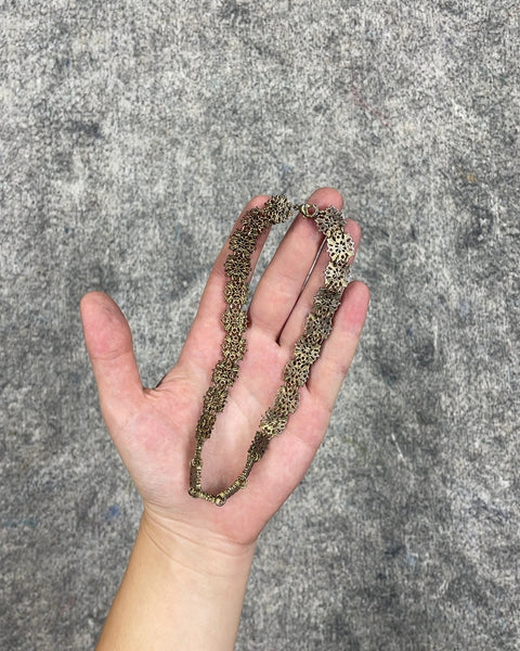Rustic Gold Tone Necklace, 14-16 in