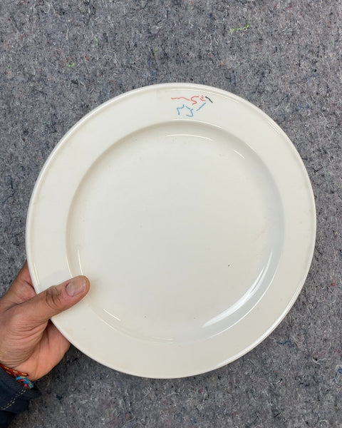 Vintage Mayer Syracuse White Dinner Plates