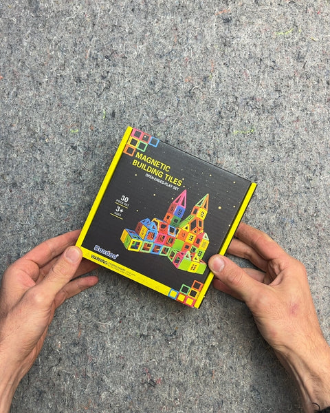 Magnetic Building Tiles Open-Ended Play Set