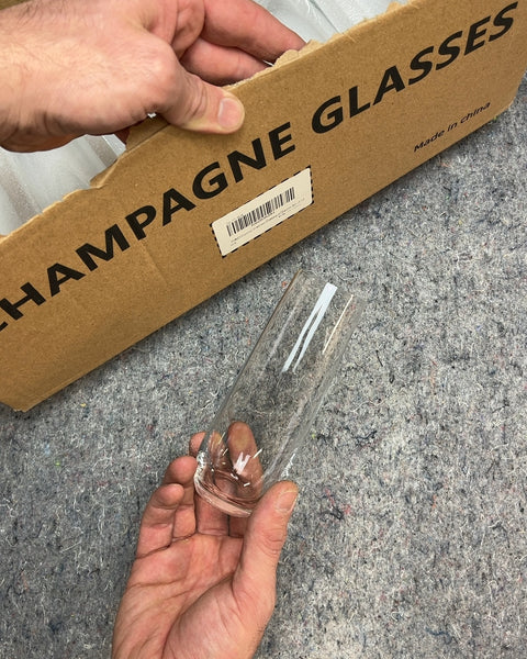 Champagne Glasses, Set of 6