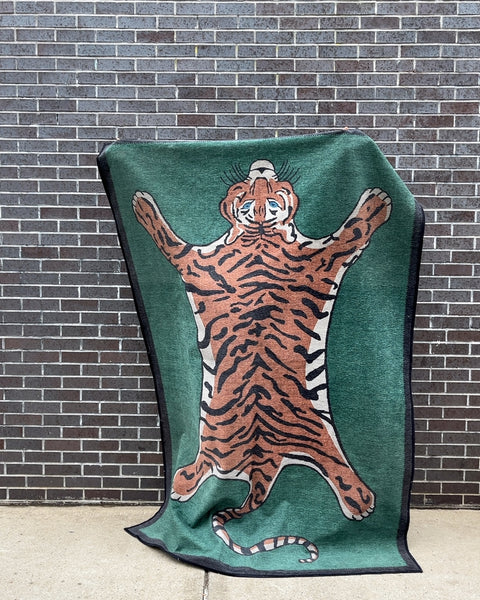 Washable Ruggable x Jonathan Adler Tiger Emerald Rug, 60x80"