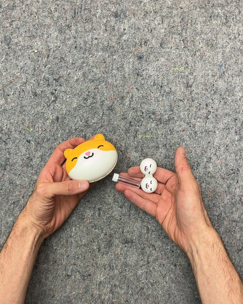 Shiba Inu-shaped Contact Lens Case